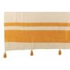 DANSMAMAISON Plaid Plage Rayure Cotton Ocre - L 130 X L 170 X H 0 Cm - Jaune -Plaid et couverture Soldes 50877752 1