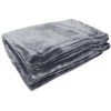 POYET MOTTE Couverture Microflanelle 180x220 Cm Gris