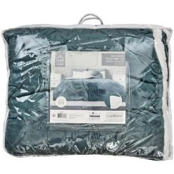 THE HOME DECO FACTORY Couvre Lit Flanelle Sherpa Vert Home Deco Factory 7 THE HOME DECO FACTORY Couvre Lit Flanelle Sherpa Vert Home Deco Factory -Plaid et couverture Soldes 51012557 3