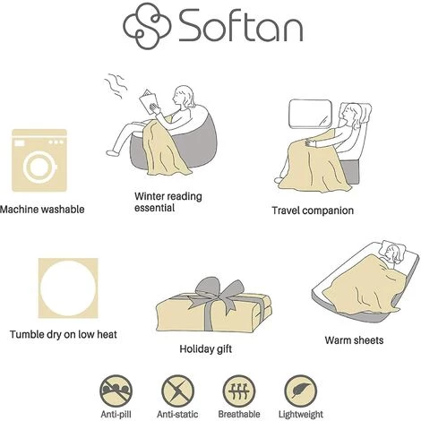 BRIDAY Couverture Polaire Avec Manches Et Poche Pour Les Pieds,170 X 200 Cm Gris,Couverture TV En Peluche Douce Avec Manches Et Crochet Et Boucle Réglables 7 BRIDAY Couverture Polaire Avec Manches Et Poche Pour Les Pieds,170 X 200 Cm Gris,Couverture TV En Peluche Douce Avec Manches Et Crochet Et Boucle Réglables – Image 5