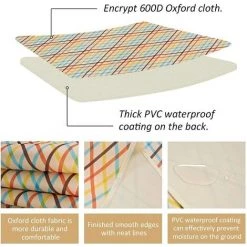 SUPERMARKET Couverture De Pique-Nique Extérieure Imperméable Avec Poignée De Transport, Résistante Au Sable, Antidérapante, Lavable En Machine, Adaptée Aux Parcs, Aux Plages, Aux Randonnées, Au Camping，Superma -Plaid et couverture Soldes 51013765 5