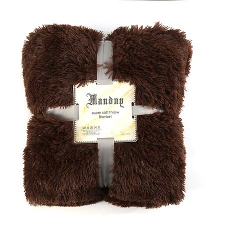 SUPERSELLER Plaid Et Couverture Couverture En Fourrure Longue Super Douce En Fausse Fourrure Shaggy Légère Et Chaude Confortable En Peluche Moelleuse Couverture Décorative Pour Canapé Lit Chaise 51''x 63'', 51"x 63" - Brun - 51"x 63" - Brun 4 SUPERSELLER Plaid Et Couverture Couverture En Fourrure Longue Super Douce En Fausse Fourrure Shaggy Légère Et Chaude Confortable En Peluche Moelleuse Couverture Décorative Pour Canapé Lit Chaise 51''x 63'', 51"x 63" - Brun - 51"x 63" - Brun – Image 2