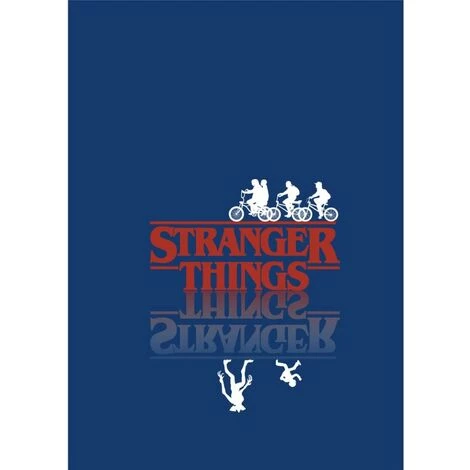 AYMAX Plaid Polaire Stranger Things - 100x140 Cm - Bleu 3 AYMAX Plaid Polaire Stranger Things - 100x140 Cm - Bleu