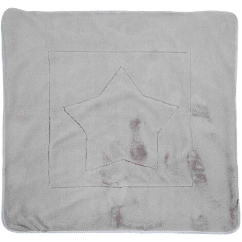 ROBA Couverture Bébé Velours Indian Bear 80x80 Cm - Gris 5 ROBA Couverture Bébé Velours Indian Bear 80x80 Cm - Gris – Image 3
