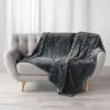DOUCEUR D'INTRIEUR Plaid Flanelle Jacquard Uni Kalie Anthracite 180x220 Cm - Anthracite 1 DOUCEUR D'INTRIEUR Plaid Flanelle Jacquard Uni Kalie Anthracite 180x220 Cm - Anthracite -Plaid et couverture Soldes 51210427 1