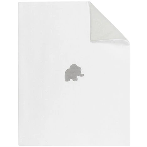 NATTOU Couverture Bébé Supersoft Tembo 75x100 - Blanc 4 NATTOU Couverture Bébé Supersoft Tembo 75x100 - Blanc – Image 2