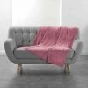 DOUCEUR D'INTRIEUR Plaid Flanelle Unie Flanou Rose 180x220 Cm - Rose 1 DOUCEUR D'INTRIEUR Plaid Flanelle Unie Flanou Rose 180x220 Cm - Rose -Plaid et couverture Soldes 51211461 1
