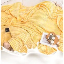 GroupM Couverture Douce Pour La Peau Couverture En Molleton De Lait Simple Couverture épaisse Et Chaude En Molleton De Corail (120 * 200CM) -Plaid et couverture Soldes 51323623 5