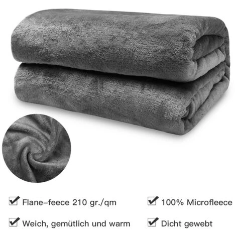 Hengda Couverture En Flanelle Living Blanket 210 G/carré Blanket Fur Blanket Fleece Blanket Super Soft 220x240cm 3 Hengda Couverture En Flanelle Living Blanket 210 G/carré Blanket Fur Blanket Fleece Blanket Super Soft 220x240cm