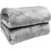 Hengda Couverture Câline Couverture Polaire Flanelle Gris 210g/carré 150X200CM -Plaid et couverture Soldes 51347725 1