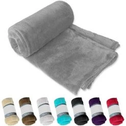 EMMEVI Plaid Couverture Très Doux Couleur Unie 3 Mesures Polaire Chaude Rose - 130x160 Cm 5 EMMEVI Plaid Couverture Très Doux Couleur Unie 3 Mesures Polaire Chaude Rose - 130x160 Cm -Plaid et couverture Soldes 51351379 2