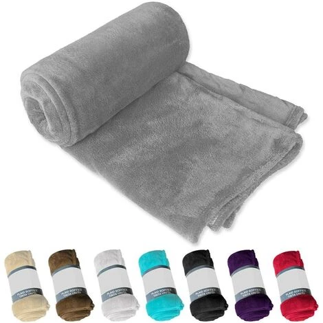 EMMEVI Plaid Couverture Très Doux Couleur Unie 3 Mesures Polaire Chaude Rose - 130x160 Cm 4 EMMEVI Plaid Couverture Très Doux Couleur Unie 3 Mesures Polaire Chaude Rose - 130x160 Cm – Image 2