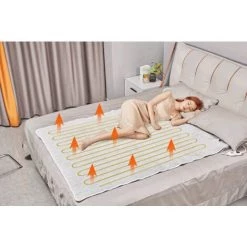 ZHUOXUAN Couverture Chauffante 157x127cm Gris -Plaid et couverture Soldes 51449706 3