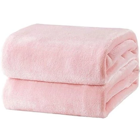 ZHUOXUAN Plaid Couverture Polaire Rose Couverture De Lit Douce Et Chaude Plaid Jeté De Canapé Flanelle 3 ZHUOXUAN Plaid Couverture Polaire Rose Couverture De Lit Douce Et Chaude Plaid Jeté De Canapé Flanelle