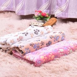 ZHUOXUAN Doux Chaud Animal Molleton Couverture Lit Mat Couverture Coussin Chien Chiot Animal 3 Pièces -Plaid et couverture Soldes 51460336 4