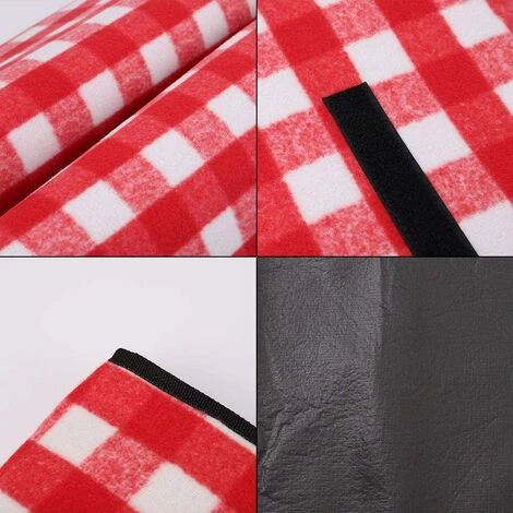 LITZEE 2 * 2m Couvertures Tapis De Pique-Nique Imperméable Résistant à L'humidité Et Résistant à L'usure Portable Couverture De Camping Tapis Pour Plage Randonnée Voyage Jardin Nappe Avec Poignée 5 LITZEE 2 * 2m Couvertures Tapis De Pique-Nique Imperméable Résistant à L'humidité Et Résistant à L'usure Portable Couverture De Camping Tapis Pour Plage Randonnée Voyage Jardin Nappe Avec Poignée – Image 3