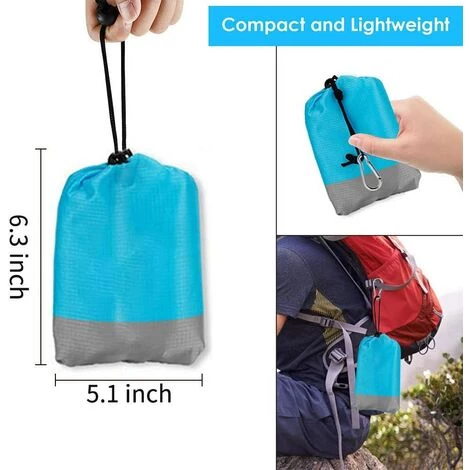 LITZEE Couverture De Plage, 210 X 200 Cm Couverture De Pique-nique Sans Sable Couverture De Camping Serviette De Plage, Tapis De Caming Imperméable Et Anti-sable, Couverture De Camping à Séchage Rapide Pour Le Camping, La Randonnée 5 LITZEE Couverture De Plage, 210 X 200 Cm Couverture De Pique-nique Sans Sable Couverture De Camping Serviette De Plage, Tapis De Caming Imperméable Et Anti-sable, Couverture De Camping à Séchage Rapide Pour Le Camping, La Randonnée – Image 3