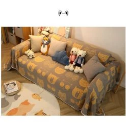 LITZEE Plaid Et Couvre-lit En Coton, Jeté De Canapé Dessus De Lit En Coton Naturel, Coton Couverture Canapé Simple (100 * 160cm) 8 LITZEE Plaid Et Couvre-lit En Coton, Jeté De Canapé Dessus De Lit En Coton Naturel, Coton Couverture Canapé Simple (100 * 160cm) -Plaid et couverture Soldes 51556044 3