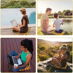 Tapis En Mousse Pliable Camping,Betterlife Tapis De Sol Étanche Extérieur Pliable XPE Tapis De Siège Isolant Thermique Pour Jardin Pique-Nique Camping Randonnée Stade Park (Imprimé De Tournesol) -Plaid et couverture Soldes 51645199 5