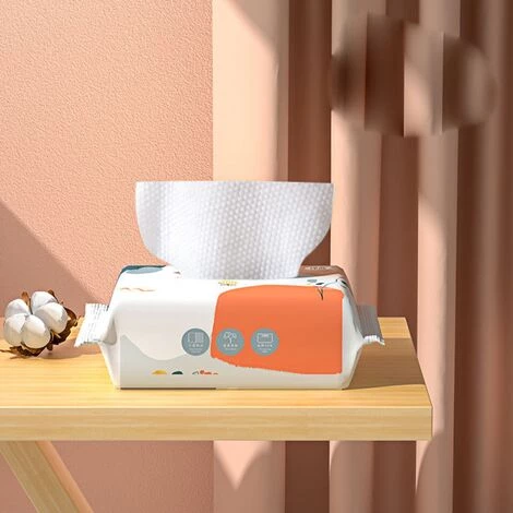 THSINDE Lingettes Faciales Jetables, Lingettes Sèches En Coton PTN, Mouchoirs En Coton, 100 % Coton, Lingettes De MaquillagePaquet Unique - Motif De Perles 3 THSINDE Lingettes Faciales Jetables, Lingettes Sèches En Coton PTN, Mouchoirs En Coton, 100 % Coton, Lingettes De MaquillagePaquet Unique - Motif De Perles