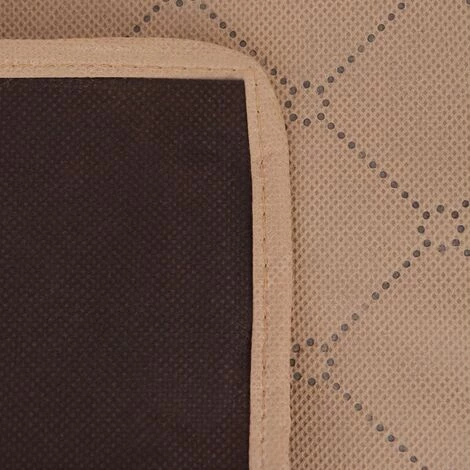 YOUTHUP Couverture De Pique-nique Beige Et Marron 100 X 150 Cm - Multicolore 5 YOUTHUP Couverture De Pique-nique Beige Et Marron 100 X 150 Cm - Multicolore – Image 3