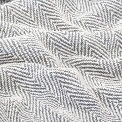 YOUTHUP Couverture Coton à Chevrons 125 X 150 Cm Gris - Gris 11 YOUTHUP Couverture Coton à Chevrons 125 X 150 Cm Gris - Gris -Plaid et couverture Soldes 51860765 5