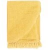 YOUTHUP Couverture En Coton 125 X 150 Cm Jaune Moutarde - Jaune 2 YOUTHUP Couverture En Coton 125 X 150 Cm Jaune Moutarde - Jaune -Plaid et couverture Soldes 51875232 1