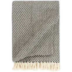 YOUTHUP Couverture En Coton 125 X 150 Cm Anthracite - Gris