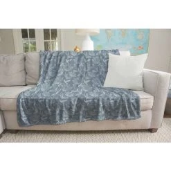 HOMEMANIA Couverture Tender Dark - Plaid - Pour Canape, Lit, Chambre -Gris En Microfibre, 250 X 200 Cm -Plaid et couverture Soldes 51963152 3