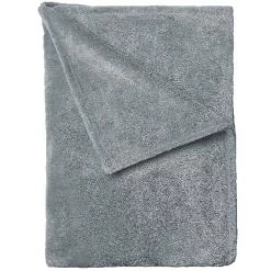 HOMEMANIA Couverture Cenere - Plaid - Pour Canape, Lit, Chambre -Gris En Microfibre, 120 X 160 Cm