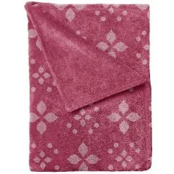 HOMEMANIA Couverture Tiles - Plaid - Pour Canape, Lit, Chambre -Rose En Microfibre, 250 X 200 Cm