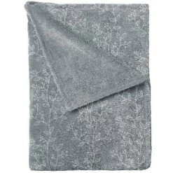 HOMEMANIA Couverture Fjord - Plaid - Pour Canape, Lit, Chambre -Gris En Microfibre, 120 X 160 Cm