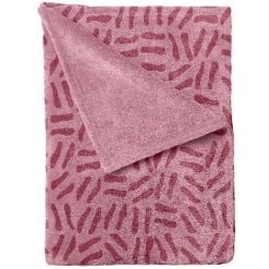 HOMEMANIA Couverture Free - Plaid - Pour Canape, Lit, Chambre -Rose En Microfibre, 120 X 160 Cm