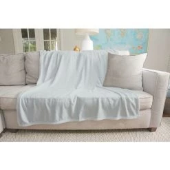 HOME MANIA Couverture Acciaio - Plaid - Pour Canape, Lit, Chambre -Gris En Microfibre, 150 X 200 Cm -Plaid et couverture Soldes 51968396 3