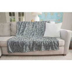 HOME MANIA Couverture Charm Light - Plaid - Pour Canape, Lit, Chambre -Gris En Microfibre, 250 X 200 Cm -Plaid et couverture Soldes 51968412 3