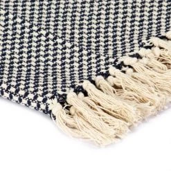 Topdeal Couverture En Coton 125 X 150 Cm Bleu Marine 11 Topdeal Couverture En Coton 125 X 150 Cm Bleu Marine -Plaid et couverture Soldes 52093029 5