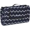 Relaxdays Couverture Pique-nique XXL, 200 X 200 Cm, Tapis De Plage, Isolation Thermique, Imperméable, Bleu Foncé/blanc -Plaid et couverture Soldes 52205169 1