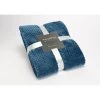 Amadeus - Plaid Damier 130x170 Bleu Nuit - Bleu -Plaid et couverture Soldes 52411281 1
