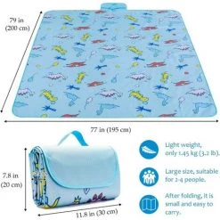 ALMI Couverture De Pique-Nique Extérieure Imperméable Avec Poignée De Transport, Résistante Au Sable, Antidérapante, Lavable En Machine, Adaptée Aux Parcs, Aux Plages, Aux Randonnées, Au Camping. 8 ALMI Couverture De Pique-Nique Extérieure Imperméable Avec Poignée De Transport, Résistante Au Sable, Antidérapante, Lavable En Machine, Adaptée Aux Parcs, Aux Plages, Aux Randonnées, Au Camping. -Plaid et couverture Soldes 53417279 2