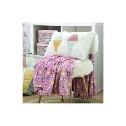 LOVELY CASA Plaid Doux (160 Cm) Lena Multicolore