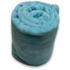 SOLEIL D'OCRE Couverture Extra Douce 220x240 Cm CALIN Bleu En Microfibre - Bleu -Plaid et couverture Soldes 53606146 1