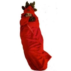 SOLEIL D'OCRE Plaid Polaire 116x134 Cm RENNE - Noir