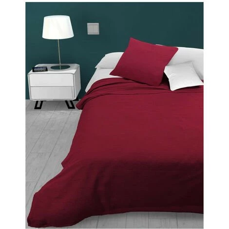 Jeté De Lit Ou Canapé 180x220 Cm ADELE Framboise , Par Soleil D'ocre - Framboise 3 Jeté De Lit Ou Canapé 180x220 Cm ADELE Framboise , Par Soleil D'ocre - Framboise