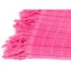 HARMONY Plaid En Lin 130x170 Cm SOENI Fuchsia - Rose -Plaid et couverture Soldes 53607789 1