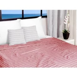 SOLEIL D'OCRE Jeté De Lit 220x240 Cm COTONADE Rouge - Rouge