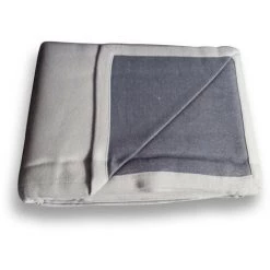 TOISON D'OR Couverture Provence 220x240 Cm Perle/acier, Par Toison D'or - Ecru