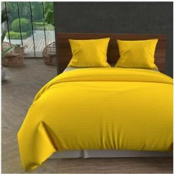 SOLEIL D'OCRE Jeté De Lit Matelassé 220x240 Cm LEO Jaune - Jaune