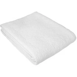 TOISON D'OR Dessus De Lit 180x250 Cm Piqué De Coton GUETHARY Blanc, Par Toison D'or - Blanc