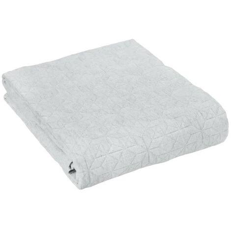 TOISON D'OR Dessus De Lit 180x250 Cm Piqué De Coton GUETHARY Perle, Par Toison D'or - Gris 3 TOISON D'OR Dessus De Lit 180x250 Cm Piqué De Coton GUETHARY Perle, Par Toison D'or - Gris