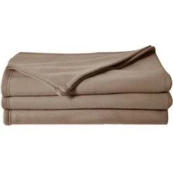 POYET MOTTE POLECO Couverture Polaire TAUPE 240
